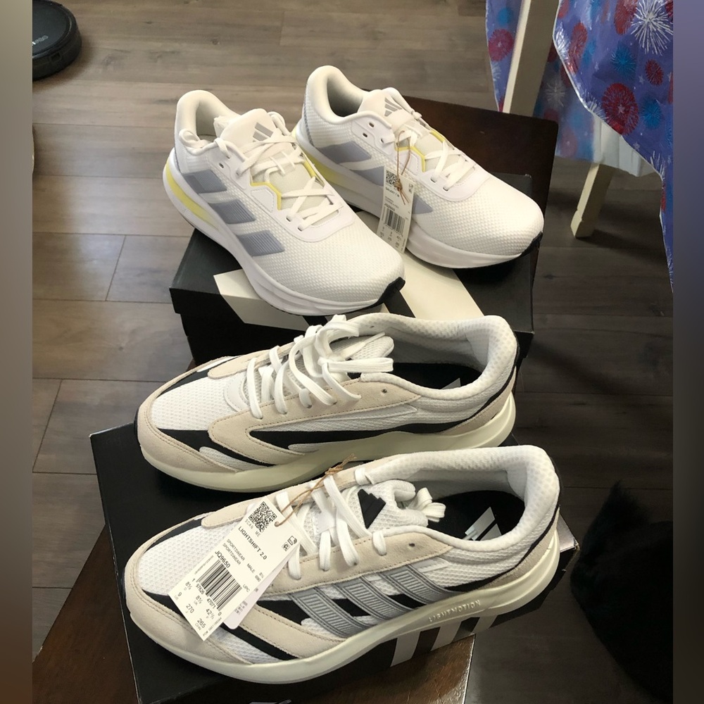 Men’s Adidas Sneaker bundle (2 pairs) size 9. Brand new